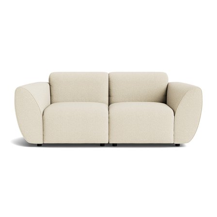Wednesday 2 personers sofa - Raisa Creme - 200x94x78cm - Slidstærk 2 personers sofa i creme farve med Massivt træ