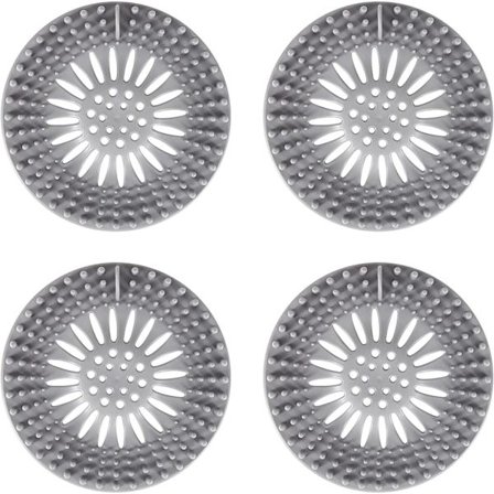 Hår Catcher Holdbar Silikon Hårstopper Dusj Avløpsdeksel E