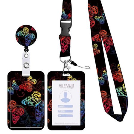 3 stk/sett uttrekkbar kortholder ID Business Case 5 5