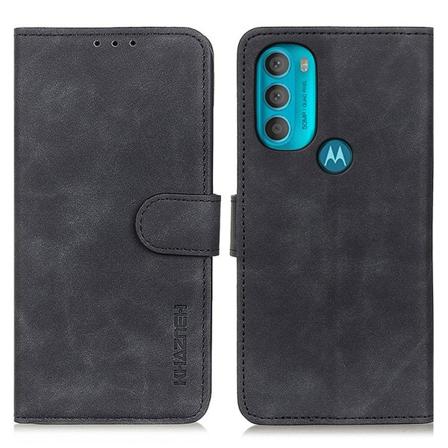 Motorola Moto G71 5G KHAZNEH Retro pung - Sort Black