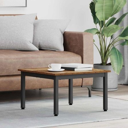 Kaffe bord Vidaxl Kaffe bord Antik trä 60 x 60 x 36 cm Ingenjörsträ