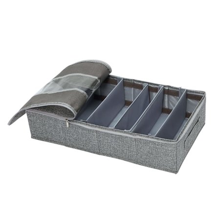 Kenkien säilytys sängyn alla 6 paria Kenkien säilytys sängyn alla Kenkien säilytyslaatikko Läpinäkyvällä kannella Kokoontaitettava pestävä kenkien 