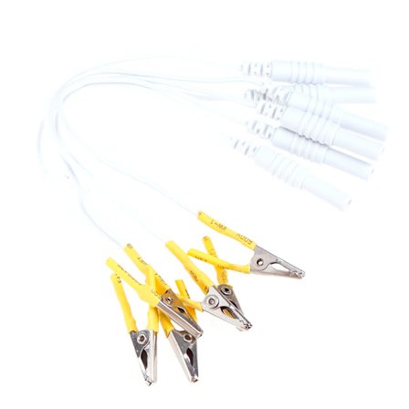12 stk./lot Alligator Clip Kabel, Akupunkturnål Clip til Elektronisk Akupunkturinstrument