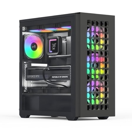 AeroCool D502A Midi Tower Black