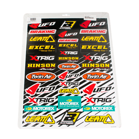 Blackbird Sponsorlogotyper Klistermärken