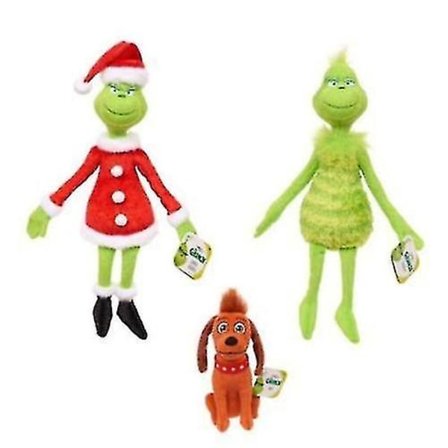 Hur Grinchen stal julen Plyschleksak Grinch Julgåva[HK]