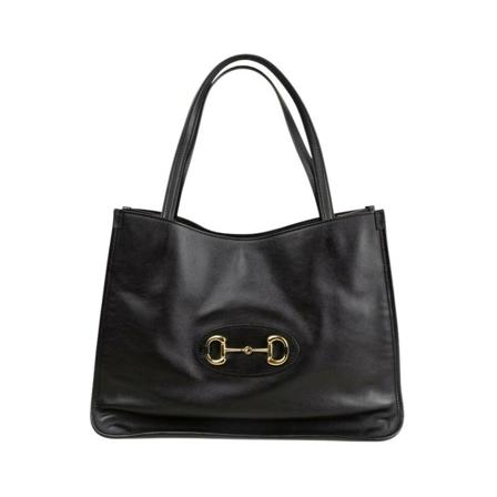 Gucci Vintage Pre-owned Gucci Horsebit 1995 Leather Tote Taske Sort, Dame Vintage Tasker, Størrelse: ONE Size