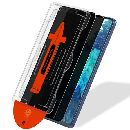 2-Pack Samsung S20 FE Privacy Skärmskydd - Härdat Glas | [Automatisk Installation] - Bubbelfritt