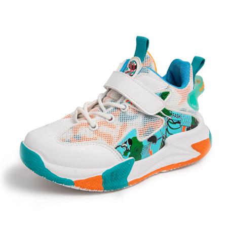 Platta Sneakers För Pojkar Med Rund Tå