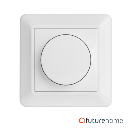 Futurehome Rotasjonsdimmer Hvit (RAL9003)