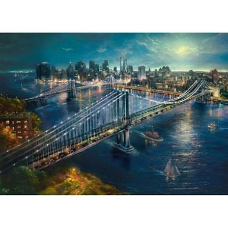 2000 palanipun palapeli: Kuunsilta Manhattanilla, Thomas Kinkade