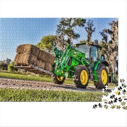 Traktori Palapeli 300/500/1000 Palaa Palapeli Loistava Lahja Aikuisille ja Yli 12-vuotiaille Lapsille TA