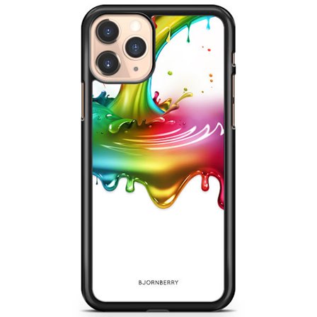 Bjornberry Hårdskal iPhone 11 Pro - Regnbågs Splash
