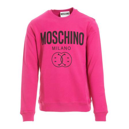 Moschino - Tröjor - Rosa - Herr - Storlek: S, Herr, Storlek: S