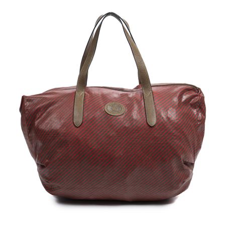 Gucci Vintage Pre-owned Accessory Collection Large Boston Rød, Dame Vintage Tasker, Størrelse: ONE Size