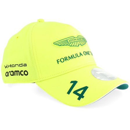 Formula One - Motor Gul adjustable Keps - Aston Martin F1 26 Alonso Lime Shimmer A-frame Adjustable @ Hatstore
