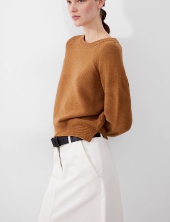 French Connection Denver Midaxi Skirt - White - M