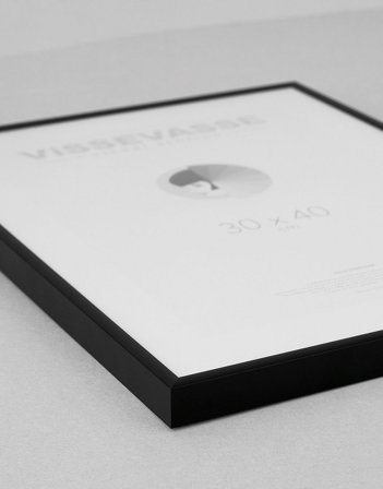 ViSSEVASSE Billedramme Alu Mat Sort Aluminium 30 x 40 cm, Tøj & Bolig, Boliginteriør, Plakater & Rammer