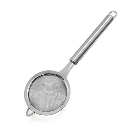 Koti ruostumaton teräs suppilo keittiö kannettava jauho siivilä kannettava