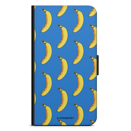 Bjornberry Plånboksfodral iPhone XR - Bananer