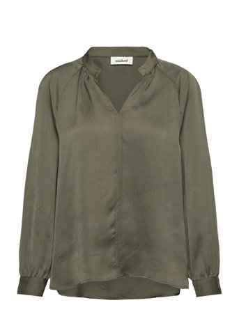 Slioana Blouse Ls Khaki Soaked In Luxury