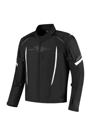 Rusty Stitches Pete MC Jacket Black/White S