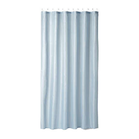 Åhléns Home Duschdraperi SOLID 180x200 cm Badrumstillbehör Blå ONESIZE