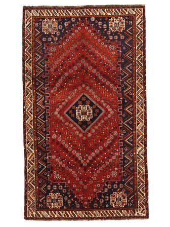 Medallion Small Qashqai Rug 156X267 Wool