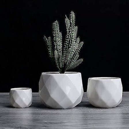 1 stk Keramisk Skrivebordstilbehør Plantepotte Blomsterbeholder Planter