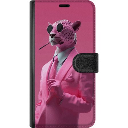 Kompatibel Tegnebogsetui til Apple iPhone 17 Pro Rosa Jaguar