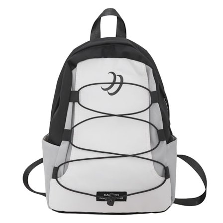 Ryggsäck Casual Ryggsäck Dam Ryggsäck Ungdom Ryggsäck Nylon Vattentät Skolväska Lämplig för Skola Resor Vandring Camping(svart)