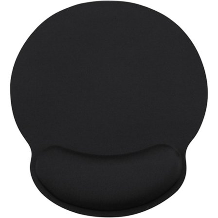 Musematte Svart Sklisikker Komfort Musematte med Gel Skumstøtte, Musematte med Memory Foam Støtte - Sklisikker Gummibase, Håndleddsstøtte for PC 