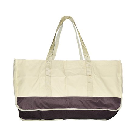 Canvas Vedträdsförvaring Väska Vattentät Heavy Duty Tote Bag (Kaffebrun)