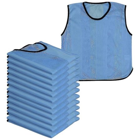 A2Z 12-pak Sports Mesh Bibs Komfortable Under Fodbold Rugby Sport Børn/Voksen
