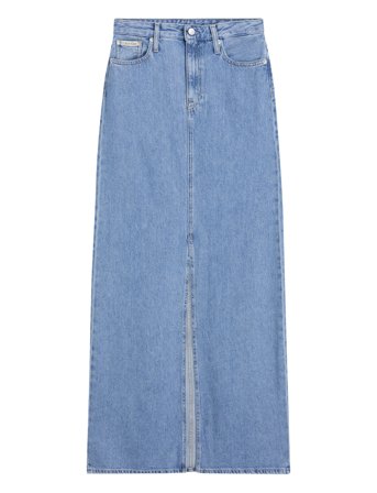 A-Line Maxi Denim Skirt Blue Calvin Klein Jeans