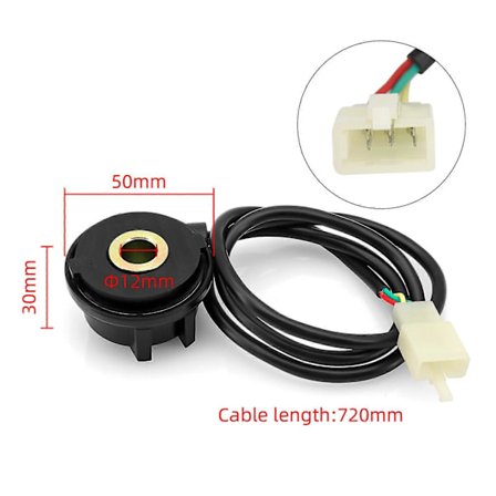 Uusi 7 värin digitaalinen nopeusmittari moottoripyörän kojelauta 10000RPM moottoripyörän LCD-näyttö matkamittari kierroslukumittari 1, 2 ja 4 