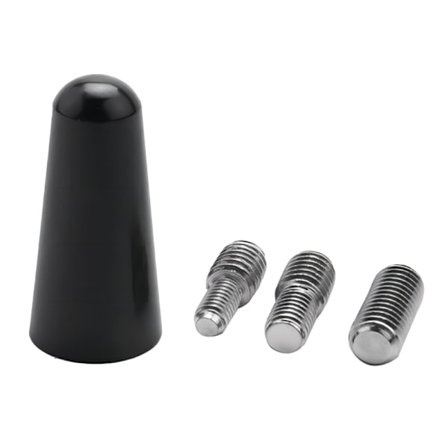 Metall Korta stubbiga master Antenn Bilstyling Takantenn Förbättrad signal AM- och FM-mottagningsantenn