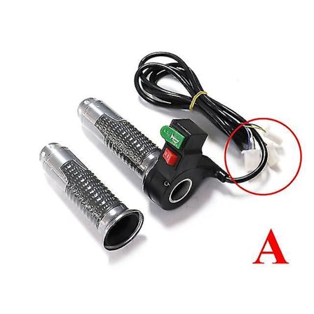 Gasshåndtak 60v 3 Hastigheter Girbryter Med Horn Elektrisk Sykkel Modifikasjonsdel For Harley Citycoco Scooter Motorsykkel E-sykkel