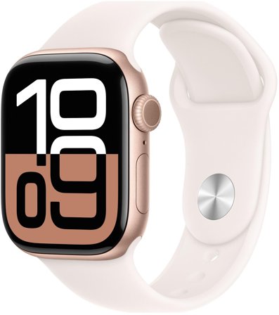 Apple Watch 10 42mm GPS+4G Alu Sport M/L Rose Gold/Light Blush