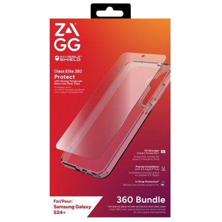 ZAGG / INVISIBLESHIELD InvisibleShield Glass Elite 360 - Beskyttende deksel for mobiltelefon