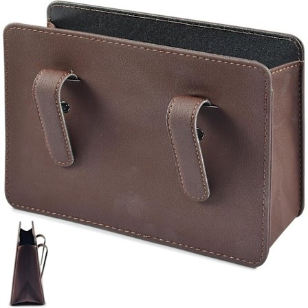 1 st. Bil Soppa, Bil Inredning Förvaring, Bil Inredning Mini Vikbar Soppa För Bil Vattentät PU Läder Bil Soppa