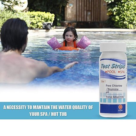 50st Klordopp Ph Testremsor Badtunna Simbassäng Ph Tester Papper Vatten