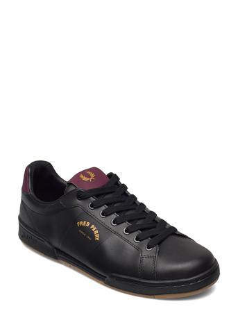 B722 Lthr/Fp Arch Branded Black Fred Perry