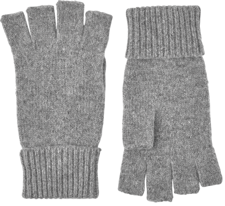 Hestra Basic Wool Half Finger Grå