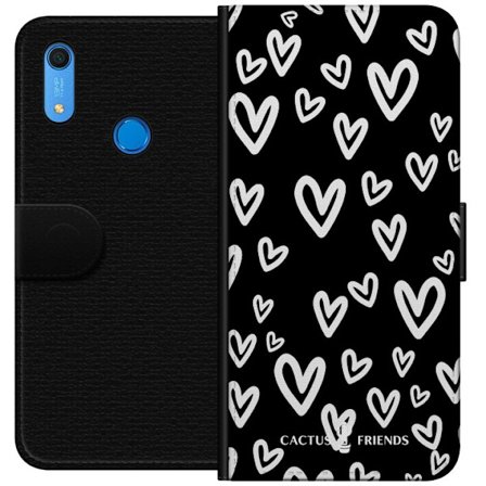 Yhteensopiva Lompakkokotelo Huawei Huawei Y6s (2019) Cactus and Friends - Handdrawn Love Chaos