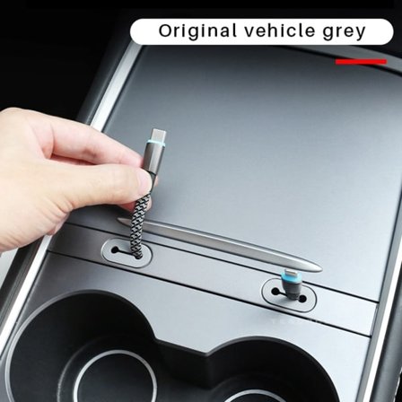 IC För bilmodell 3 Y Dubbelhål vit Centralkonsol Laddning Ca