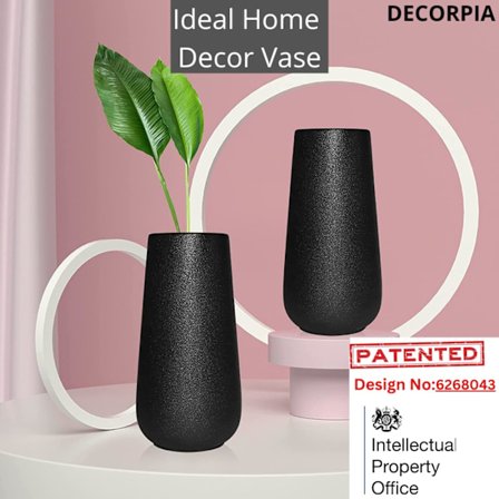 Keramisk Vase for Pampasgress | Blomster Vase for Hjemmedekor | Vaser for Landlig Stil, Skrivebordsdekor, Moderne Estetisk Romdekor