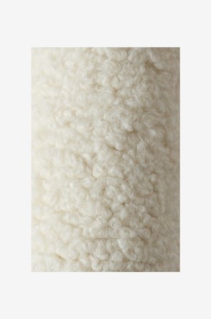 Jotex - Long Hair Stoffprøve Polyester Naturhvit HANSEN - Kjøp Stoffprøver - Møbler hos Jotex