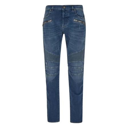 Balmain, Jeans Blauw, Heren, Maat:W36