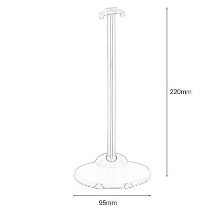 10 stk./sæt Plastik til Barbie Dukke Display Støtte Stativ Dukke Børnelegetøj